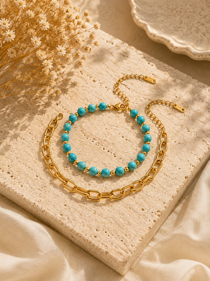 Santorini Glow Armband Set