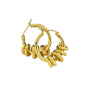 Golden Loop Ohrringe | 24K vergoldet