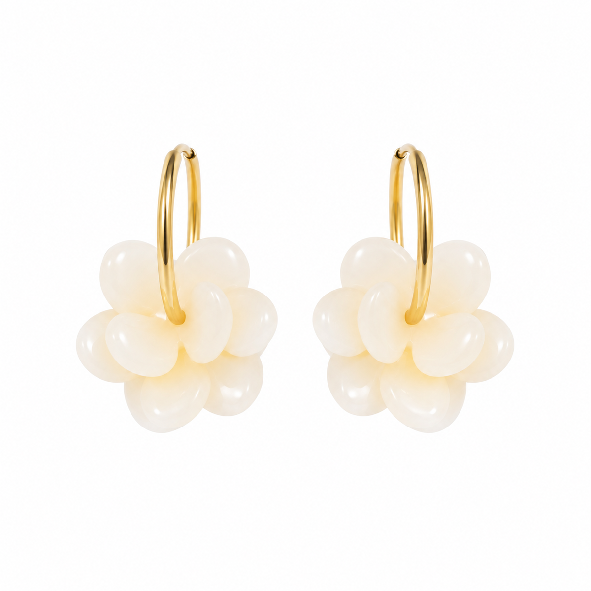 Ivory Blossom Ohrringe