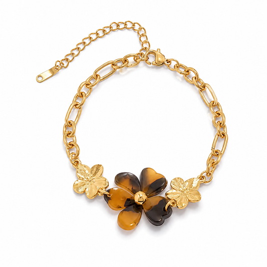 Amber Bloom Armband
