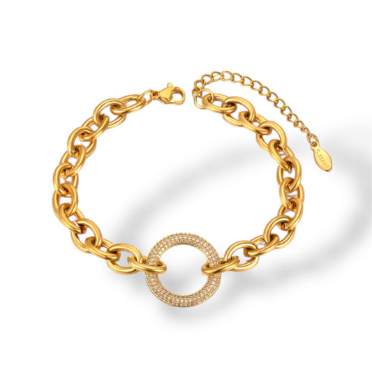 Circle Armband - gold