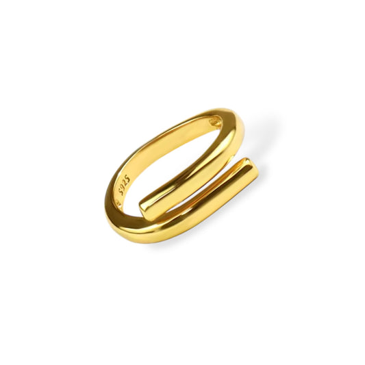 Bold Twist Ring - 925 Sterling Silber