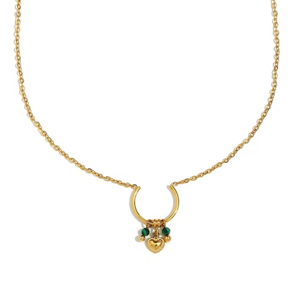 Emerald Heart Kette