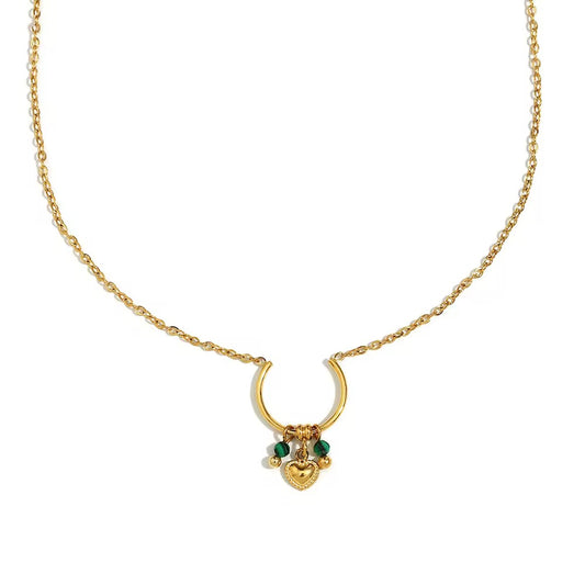 Emerald Heart Kette