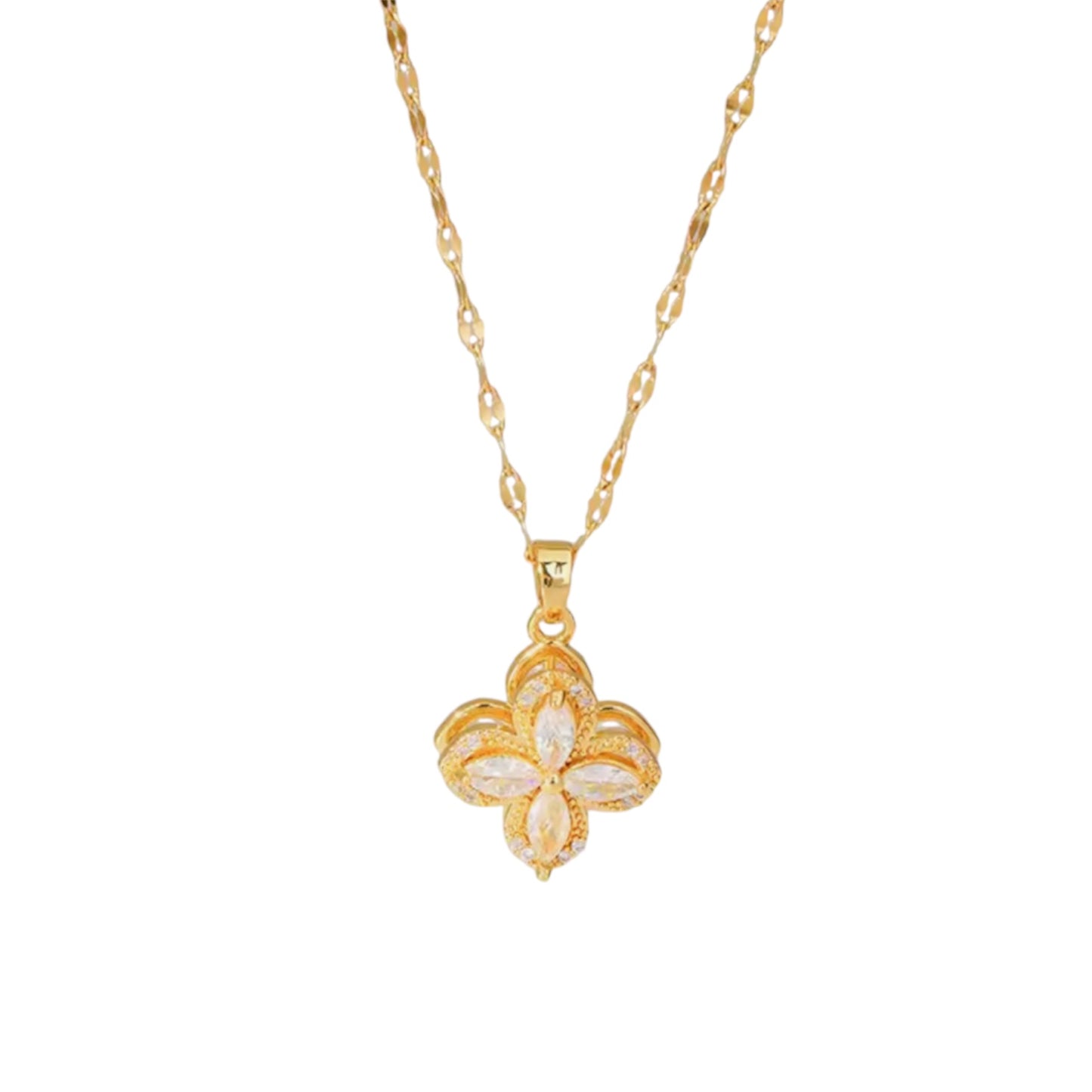 Golden Spin Halskette