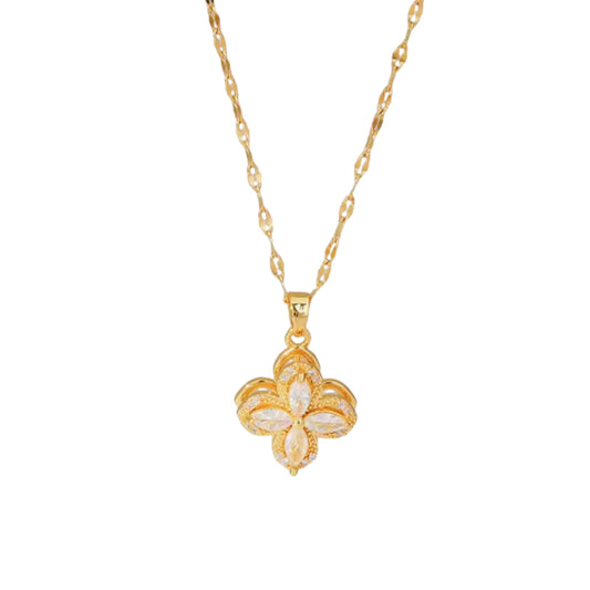 Golden Spin Halskette