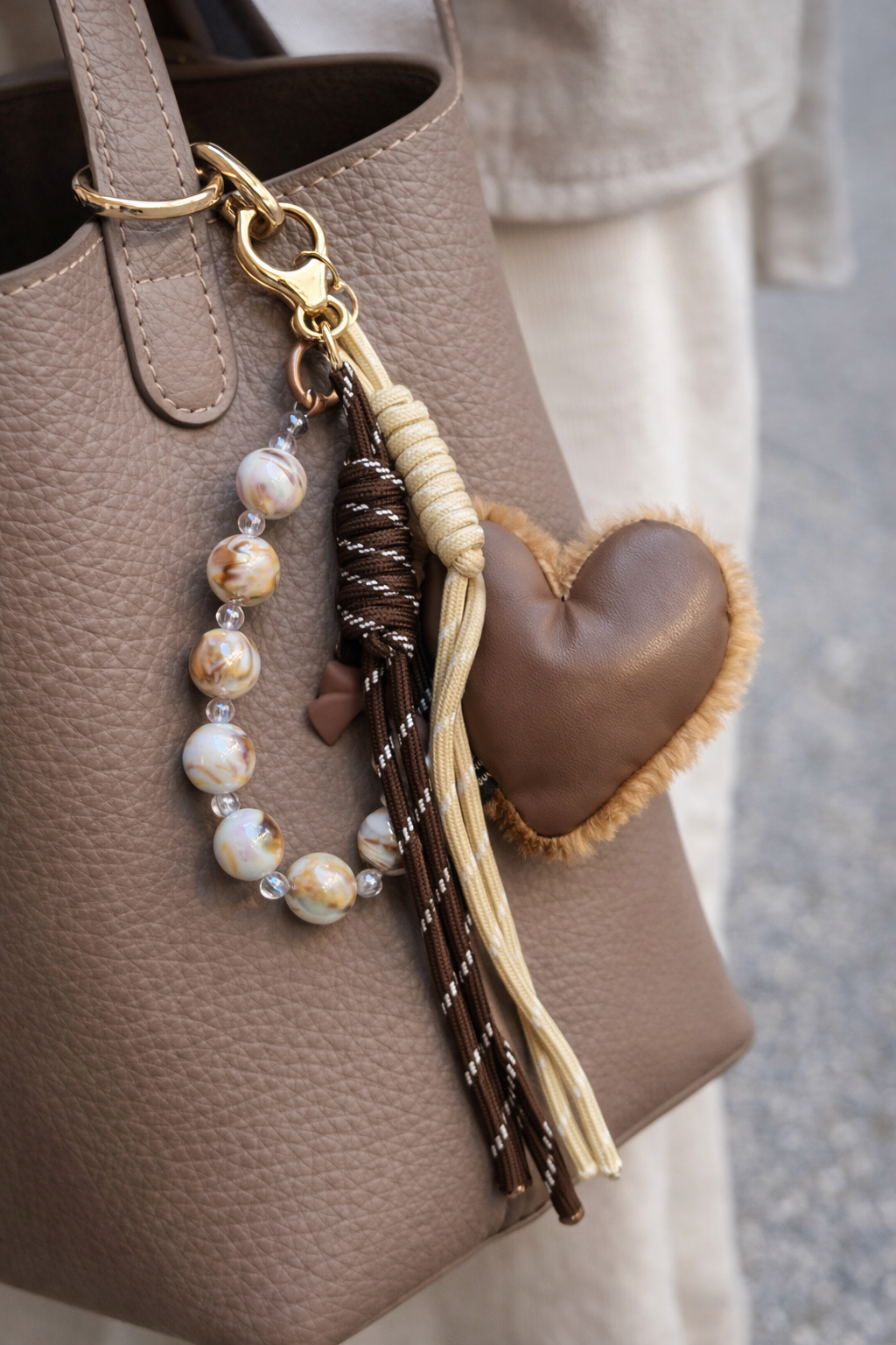 Mocha Heart Anhänger