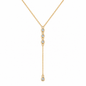 Crystal Drop Y Halskette