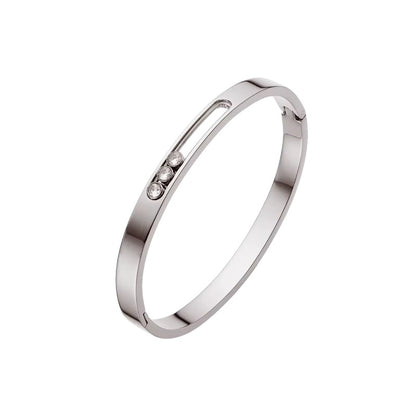 Sliding Armreif | 18K vergoldet