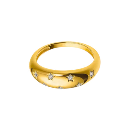 Stella Ring (vergoldet)