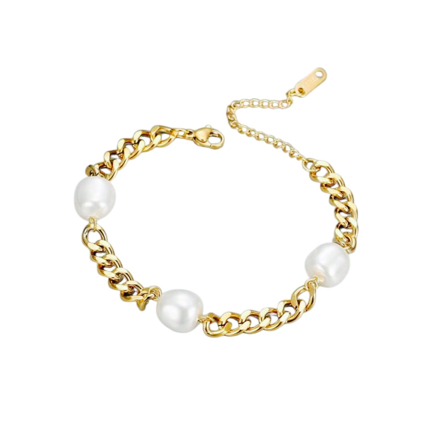 Golden Pearl Armband | 18K vergoldet