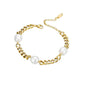 Golden Pearl Armband | 18K vergoldet