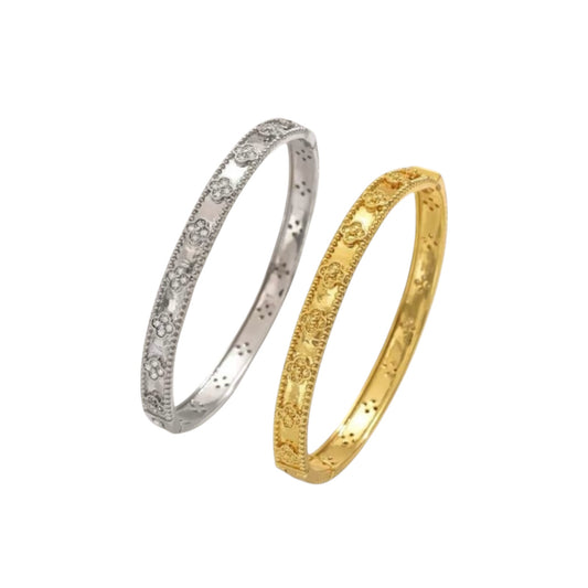 Floral Grace Bangle