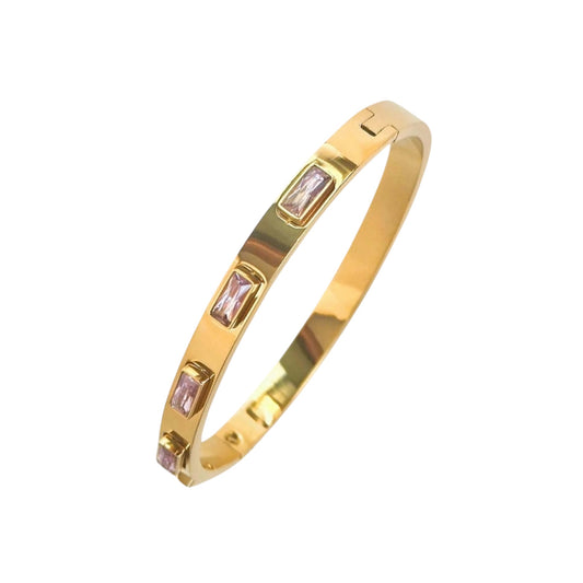Shimmer Line Armreife | 18K vergoldet