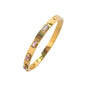 Shimmer Line Armreife | 18K vergoldet